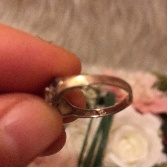 Sterling silver/marquisate ring size 8 - Picture 6 of 6